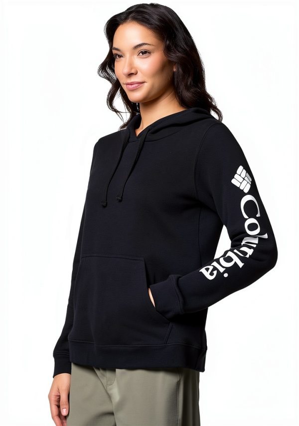 Columbia Womens Hoodie Comfort Stretch Cotton Drawcord Hood-3