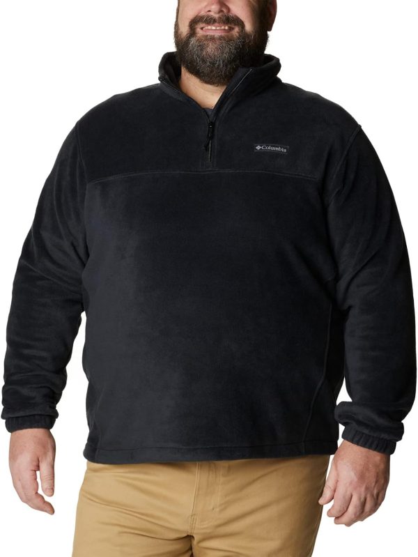 Columbia Mens Fleece Jacket Half Zip Polyester Warm-5