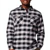 Columbia Mens Flannel Shirt Cotton Stretch Plaid Button Down-0