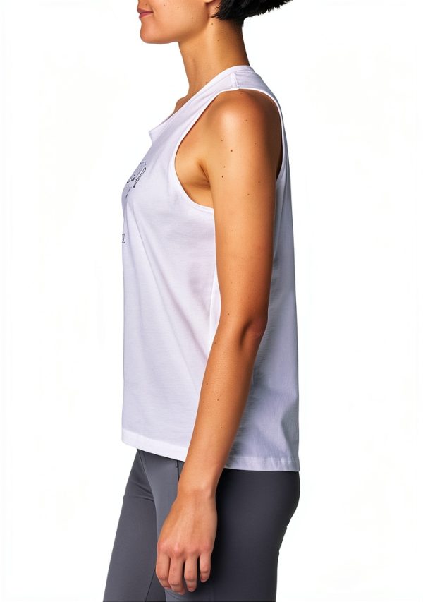 Columbia Womens Cotton Tank Top Soft Stretch Activewear-1
