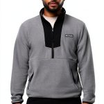 Columbia Mens Fleece Pullover 100 Recycled Polyester Zip-0