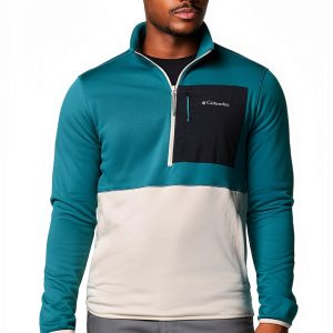 Columbia Mens Fleece Jacket Omni Wick Moisture Wicking-0