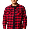 Columbia Mens Flannel Shirt Cotton Stretch Plaid Button Down-1