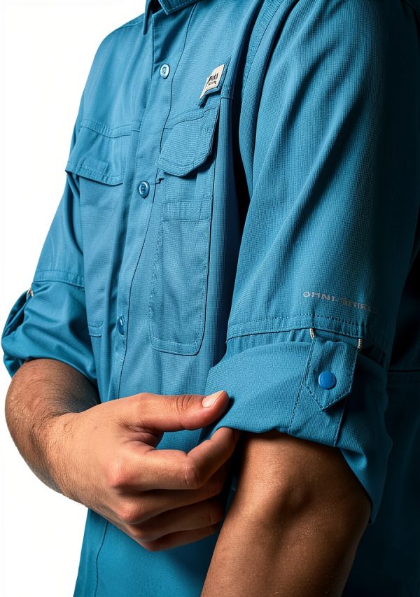 Columbia Fishing Shirt UPF Sun Protection Quick Dry Mens-4