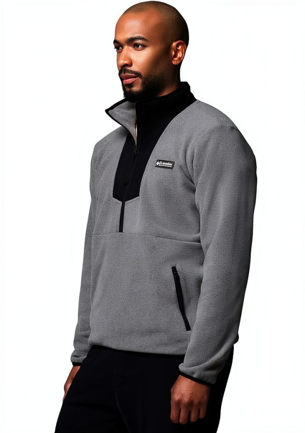 Columbia Mens Fleece Pullover 100 Recycled Polyester Zip-2