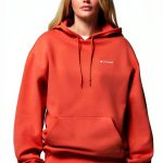 Columbia Womens Fleece Hoodie Soft Cotton Blend Relaxed Fit-0