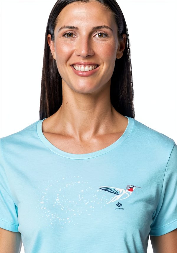 Columbia Womens Daisy Days Short Sleeve Graphic Tee Cotton-3