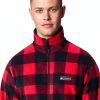 Columbia Mens Fleece Jacket Check Print Outdoor Active Wear-4