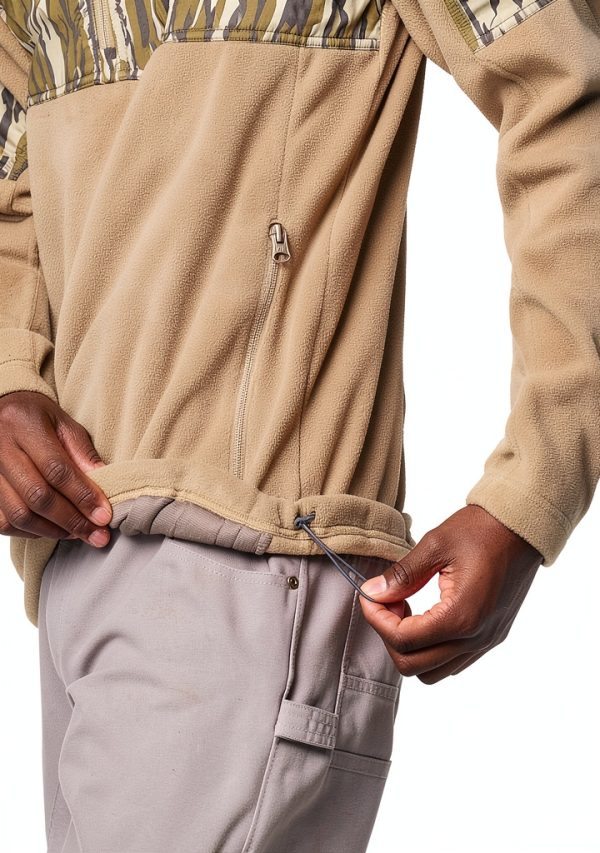 Columbia Fleece Pullover Men Hunting Water Resistant Jacket-4