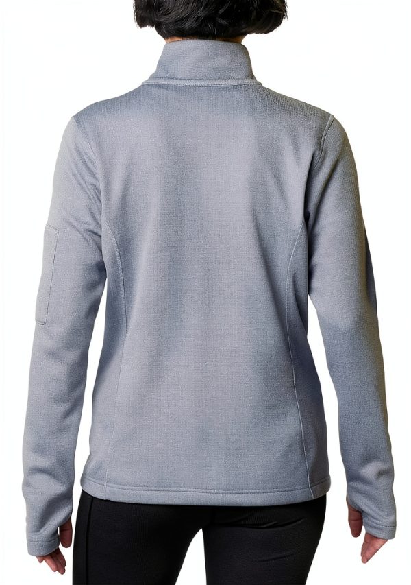 Columbia Womens Fleece Jacket Omni Wick Cirrus Grey-1