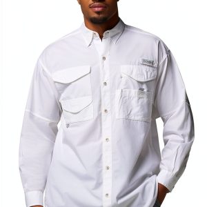 Columbia PFG Bonehead Long Sleeve Shirt Cotton Fishing-0