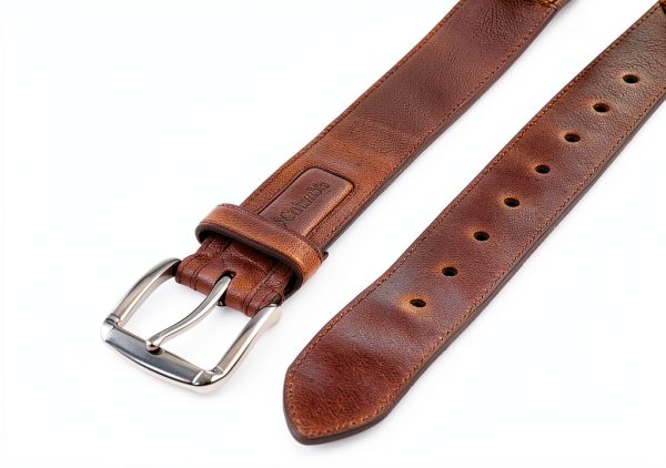 Columbia Mens Classic Leather Belt-3