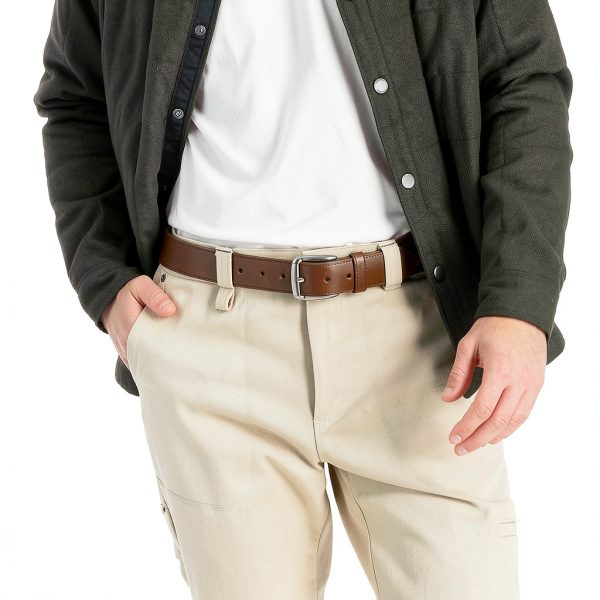 Columbia Mens Classic Leather Belt-4