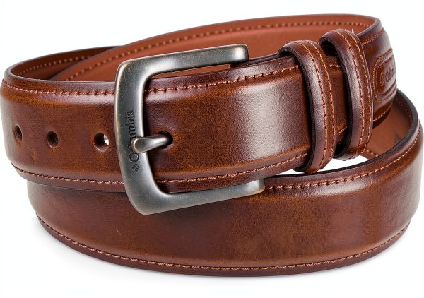Columbia Men's Belt Double Loop Leather 1.6in-1