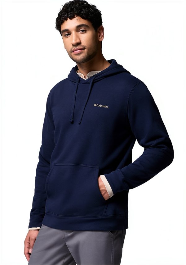 Columbia Mens Athletic Hoodie Soft Cotton Blend-3