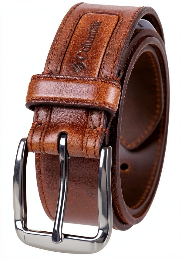 Columbia Mens Classic Leather Belt-0