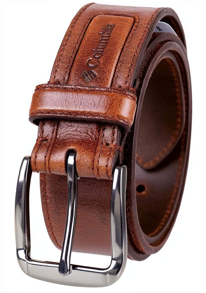 Columbia Mens Classic Leather Belt
