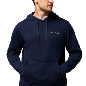 Columbia Mens Athletic Hoodie Soft Cotton Blend-0