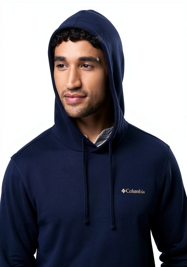 Columbia Mens Athletic Hoodie Soft Cotton Blend-2