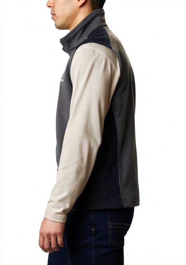 Columbia Men's Steens Mountain Vest Deep Pile Fleece Black-3