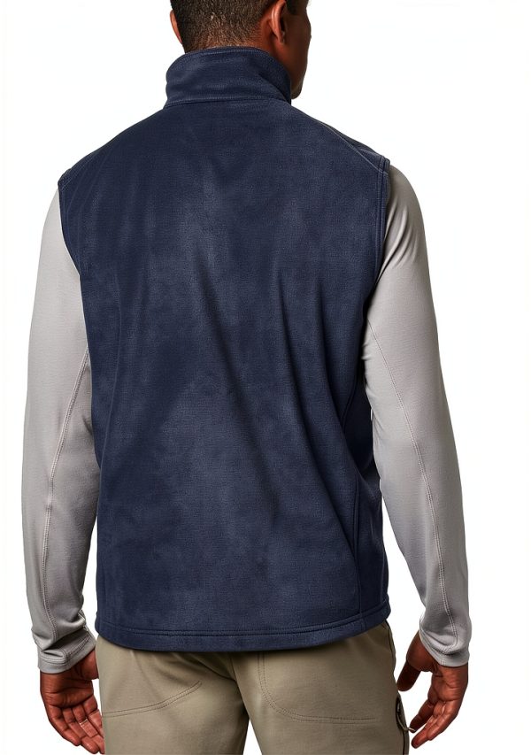 Columbia Men's Steens Mountain Vest Deep Pile Fleece Black-1