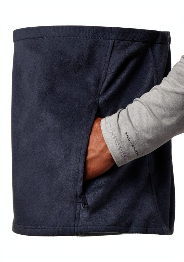 Columbia Men's Steens Mountain Vest Deep Pile Fleece Black-4