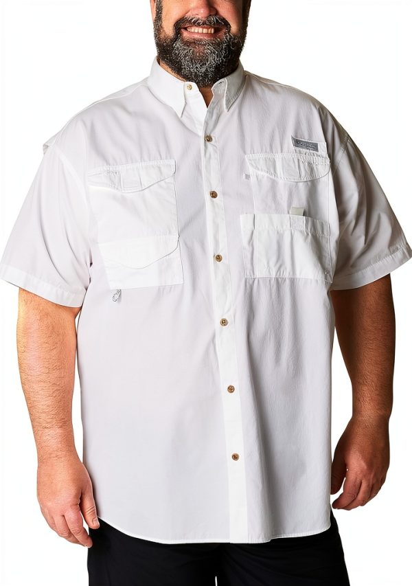 Columbia Men's Fishing Button-Down Shirt Model 101177 Carbon Small-4