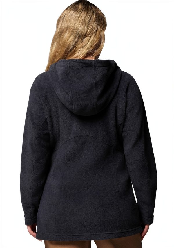Columbia Benton Springs II Long Fleece Hoodie Charcoal Heather-1