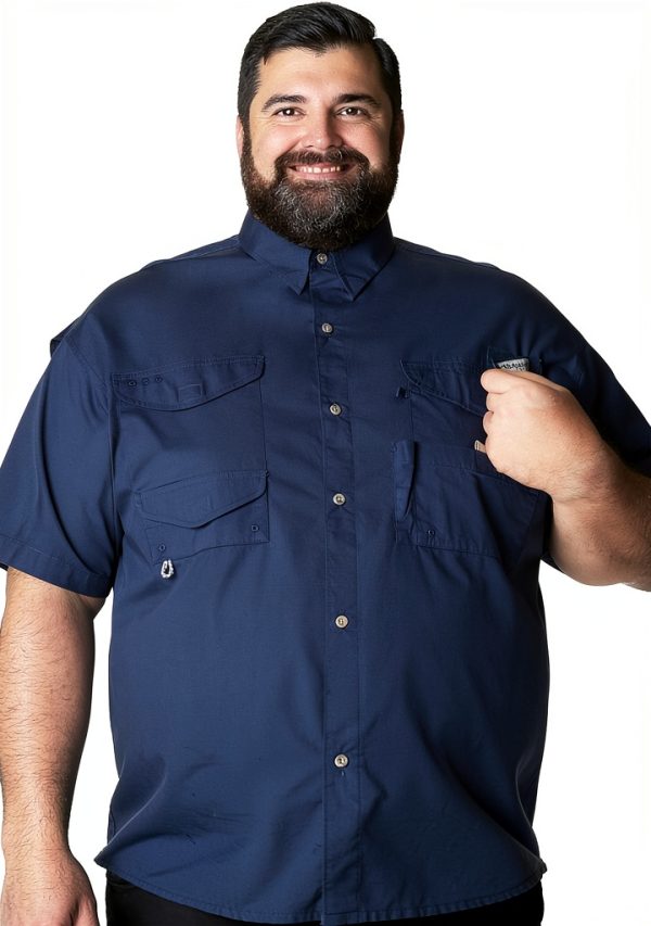 Columbia Men's Fishing Button-Down Shirt Model 101177 Carbon-3