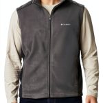 Columbia Men's Steens Mountain Vest Deep Pile Fleece Black-0