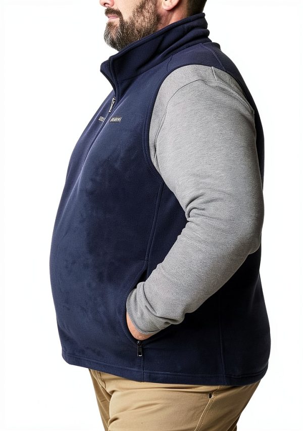 Columbia Men's Steens Mountain Vest Deep Pile Fleece Black-7
