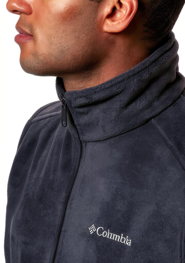 Columbia Men's Steens Mountain Vest Deep Pile Fleece Black-2
