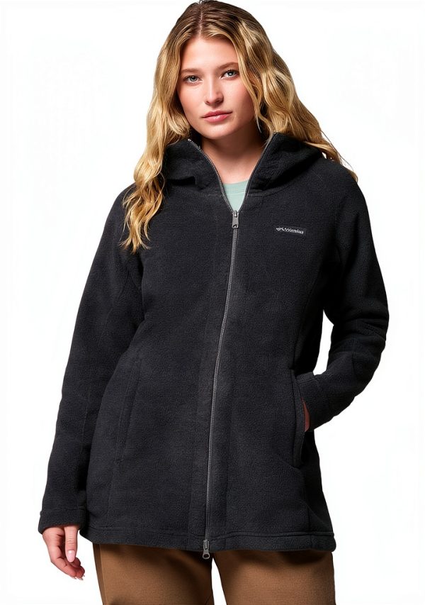 Columbia Benton Springs II Long Fleece Hoodie Charcoal Heather-0