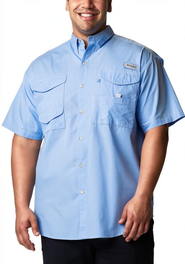 Columbia Men's Fishing Button-Down Shirt Model 101177 Carbon-4