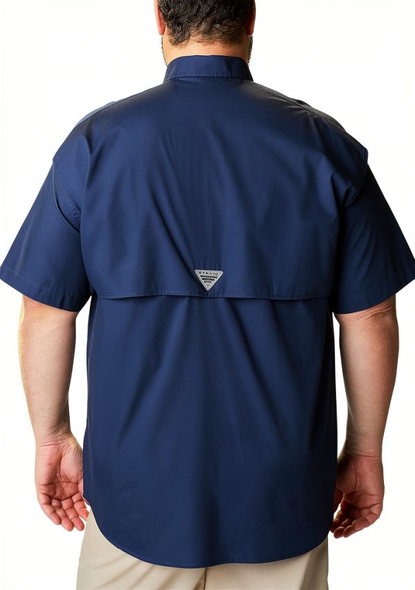 Columbia Men's Fishing Button-Down Shirt Model 101177 Carbon-1