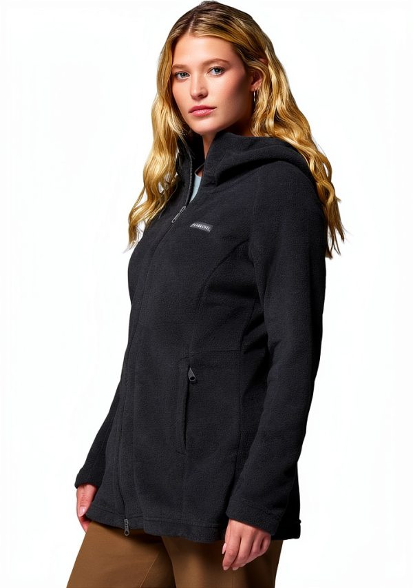 Columbia Benton Springs II Long Fleece Hoodie Charcoal Heather-3