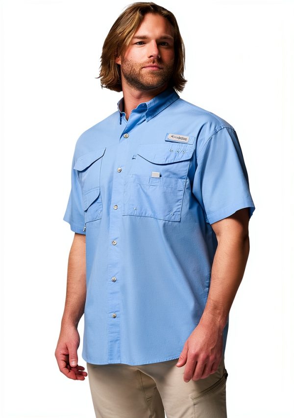 Columbia Men's Fishing Button-Down Shirt Model 101177 Carbon-3