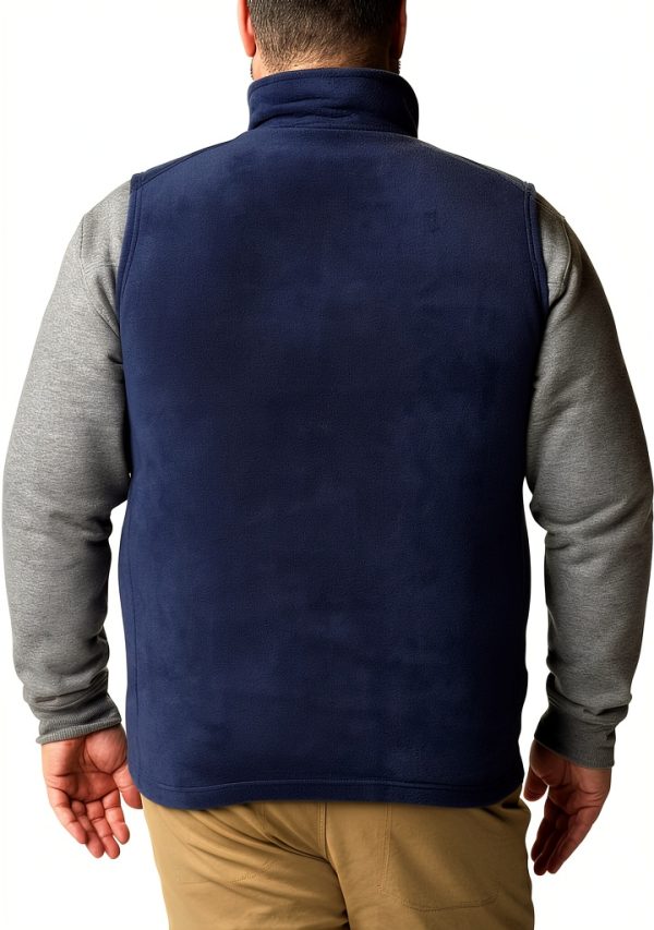 Columbia Men's Steens Mountain Vest Deep Pile Fleece Black-6