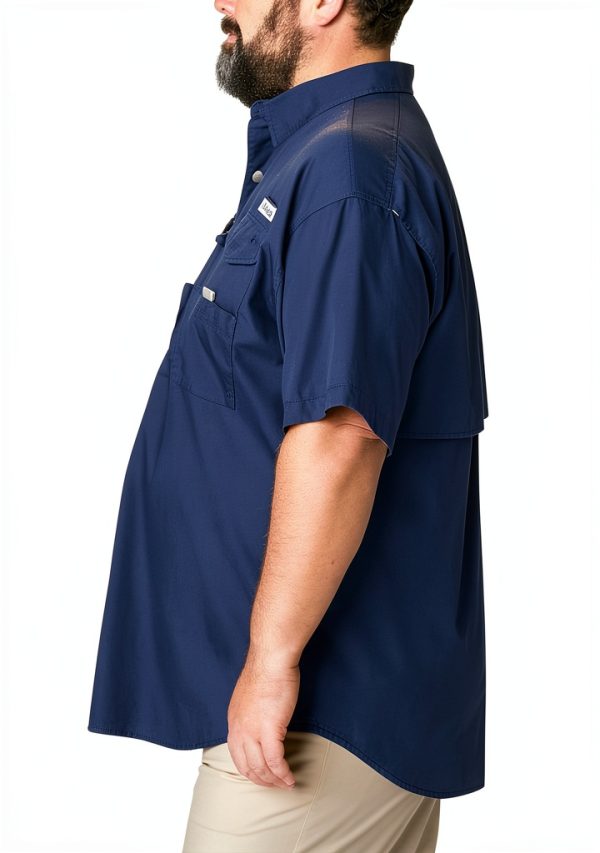 Columbia Men's Fishing Button-Down Shirt Model 101177 Carbon-2