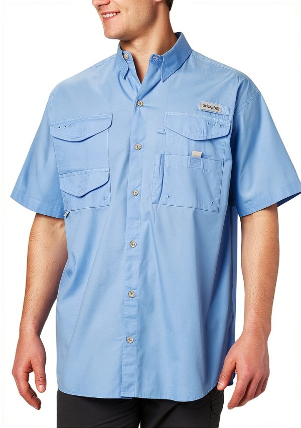 Columbia Men's Fishing Button-Down Shirt Model 101177 Carbon-0
