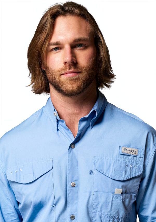 Columbia Men's Fishing Button-Down Shirt Model 101177 Carbon-2