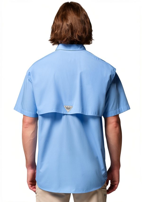 Columbia Men's Fishing Button-Down Shirt Model 101177 Carbon-1