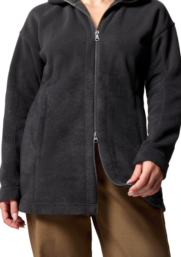 Columbia Benton Springs II Long Fleece Hoodie Charcoal Heather-2